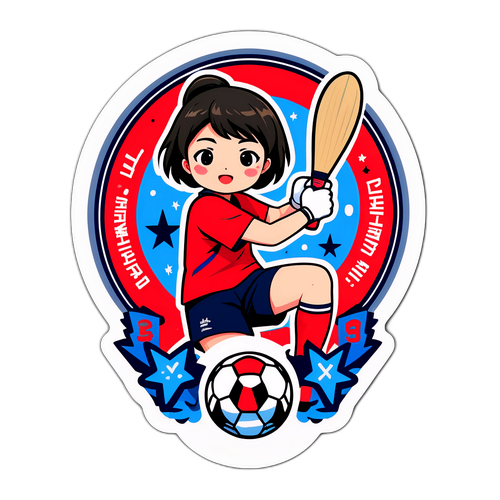 축구 선수 김혜성의 경기 준비 과정 스티커