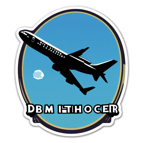 Nostalgic D.B. Cooper Sticker