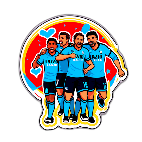 Vier de Overwinning met Lazio