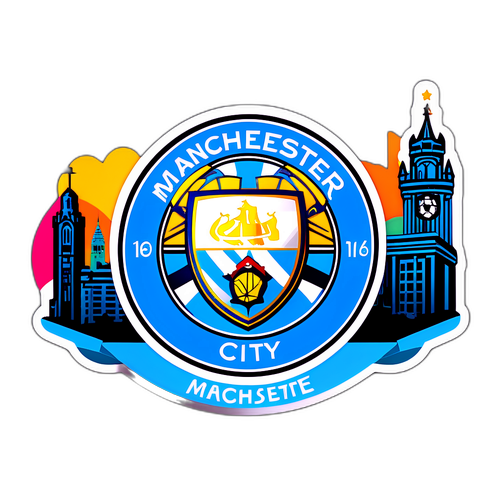 Manchester City-tema klistremerke
