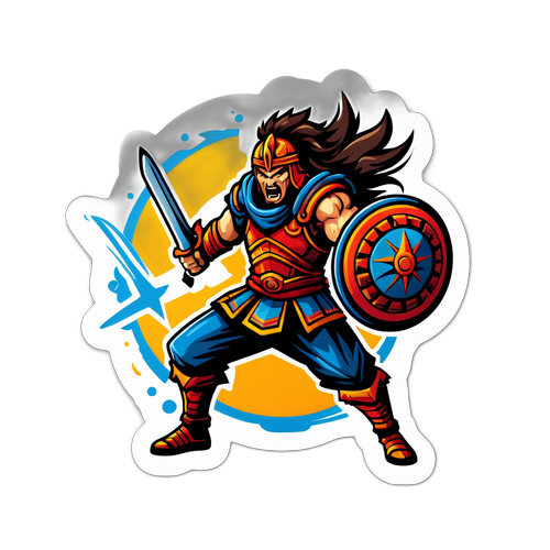 Guerriero Feroce in Battaglia