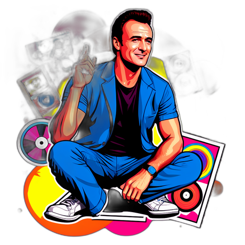 Adesivo Pop Art di Julian McMahon