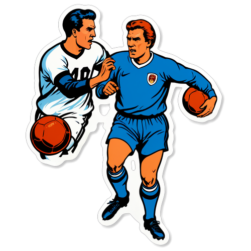 Stickers van Sparta NAC, vintage voetbalstijlen