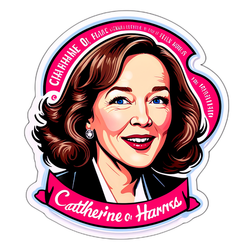 Stiker Lucu Watak Ikonik Catherine O'Hara