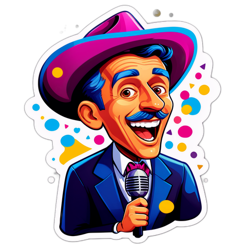 Caricatura Giocosa di Fiorello