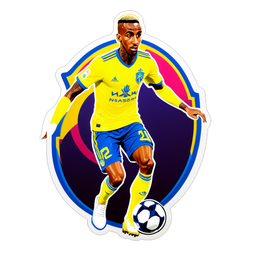 Anderson Talisca'nın Büyüleyici Dribblingi: Al Nassr Logosu ile Göz Kamaştıran Arka Plan!