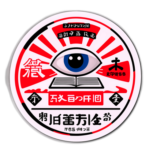 留学日本注意事项警示贴纸