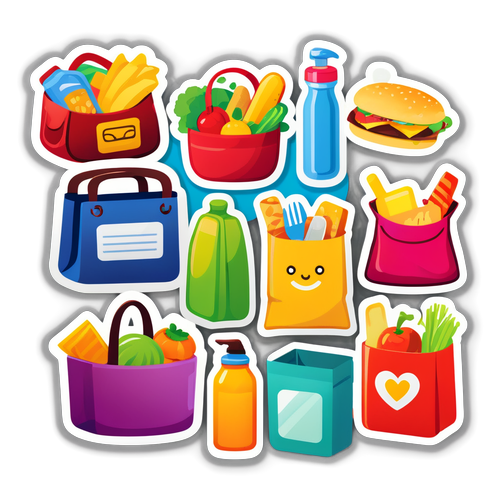 Stiker Bansos Berwarna-warni