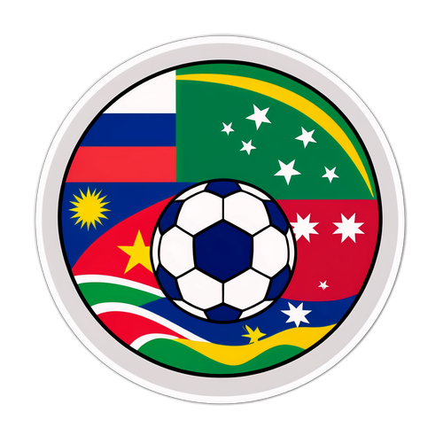 Kipaji chenye bendera za Kosovo na Comoros