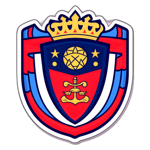 Alama ya Genoa CFC kwa Mtindo wa Soka wa Zamani