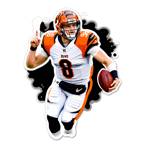 Unstoppable Joe Burrow: Witness the Bengals' Star in a Dazzling Display of Team Spirit!