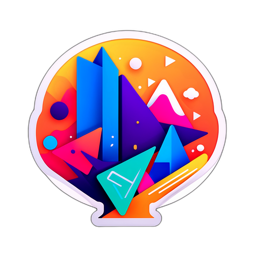 מדבקה מינימליסטית לפולימארקט