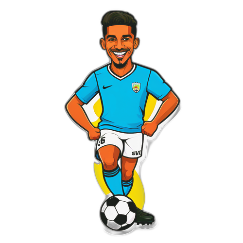 Caricatura do Jogador Ramon Sosa