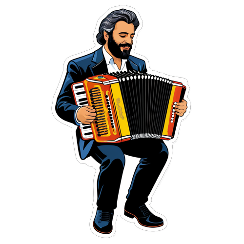Mariano Troilo con el bandoneón