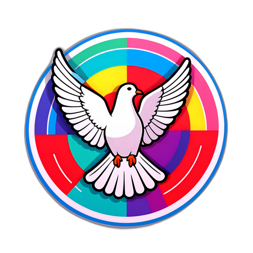 YouTube-logo luonnos rauhan ja yhteisön symbolilla