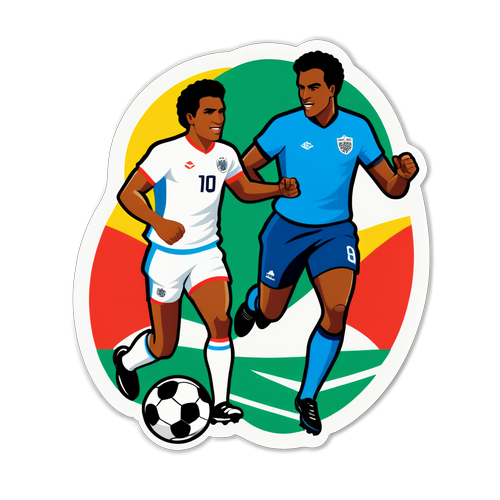 Rasakan Keterujaan! Stiker Bola Sepak Olimpik Penuh Semangat untuk Penyokong Sukan!