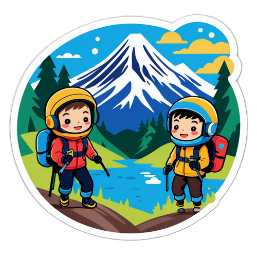 山での冒険を楽しむヤマちゃんとデイデイ