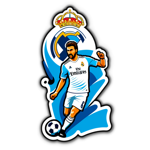 Real Madrid logo og spillerdesign