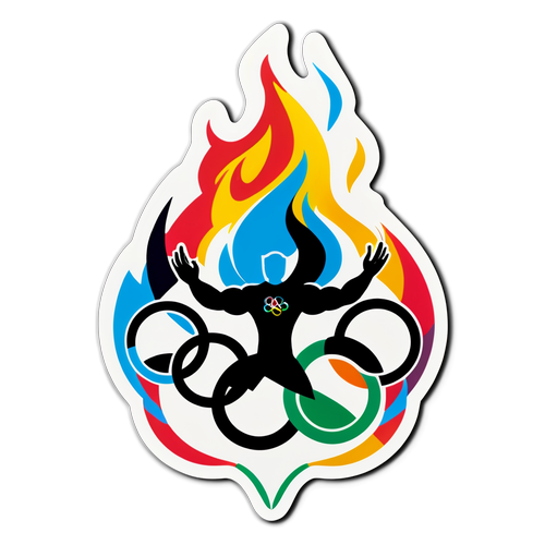 Scopri l'Adrenalina Olimpica: La Sticker Che Celebra la Competizione e la Passione del 2024!