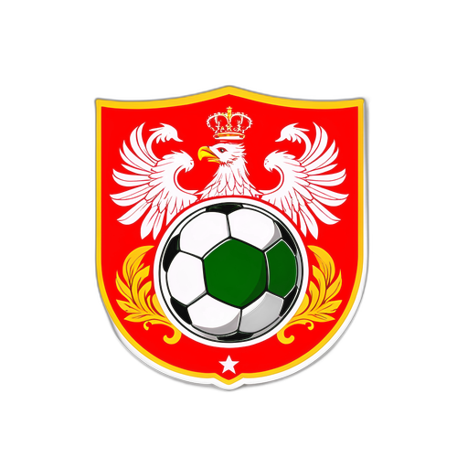 Dynamisches Logo von Györi ETO mit Fußball und österreichischem Wappen