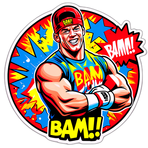 Vibrant Pop Art John Cena