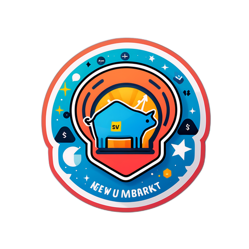 美國股市新趨勢貼紙