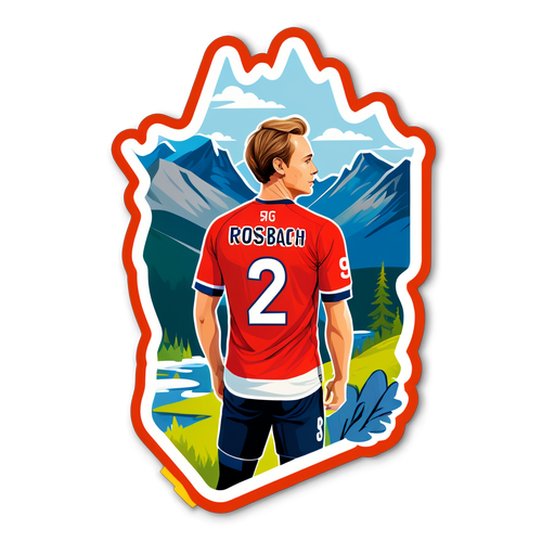 Sticker av Sondre Rossbachs drakt