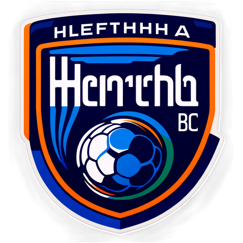 Leidenschaftliche Farben des Fußballs: Hertha BSC Sticker