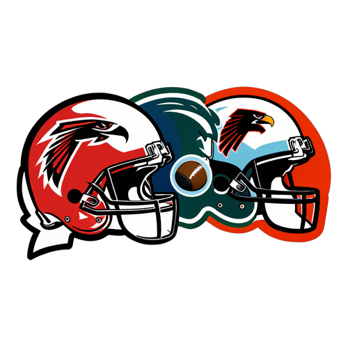 Falcons vs. Commanders Clash Sticker