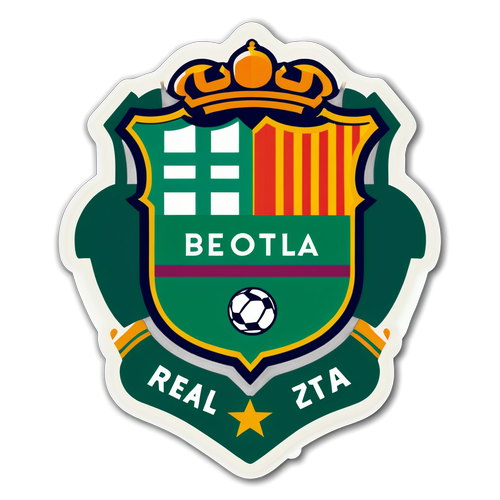 Sticker Vintage Real Betis dan Barcelona