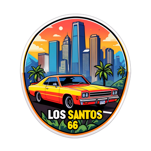 A sticker de la ville de Los Santos