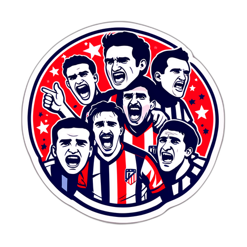 Atlético Madrid Szurkolói Demonstráció
