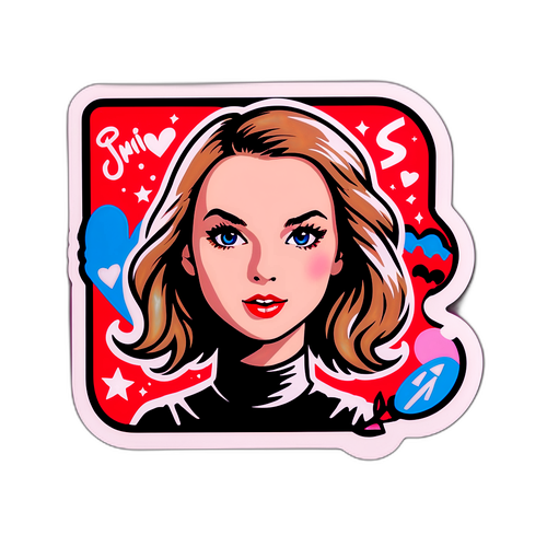 Sticker z motywem sklepu Taylor Swift