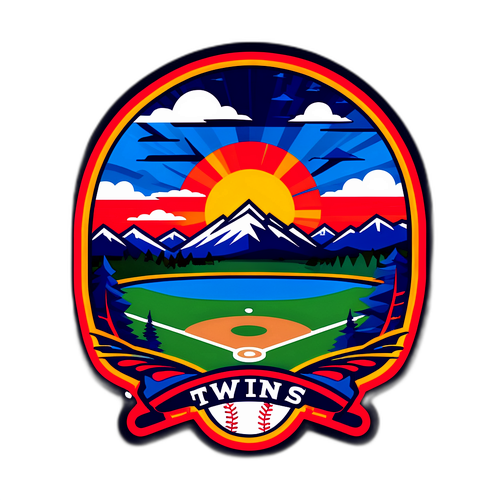 An Artistic Rendering of the Minnesota Twins Logo
