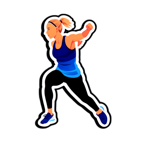 Minimalist urheilusticker Katja Ståhlista