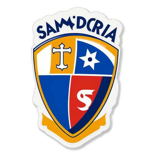 Adesivo per Sampdoria e Carrarese con Spirito di Squadra