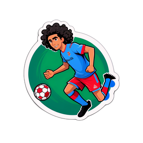 Cucurella Aufkleber - Agilität und Spielintelligenz
