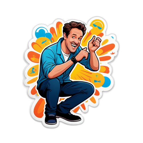 Philippe Lacheau Humoristische Sticker