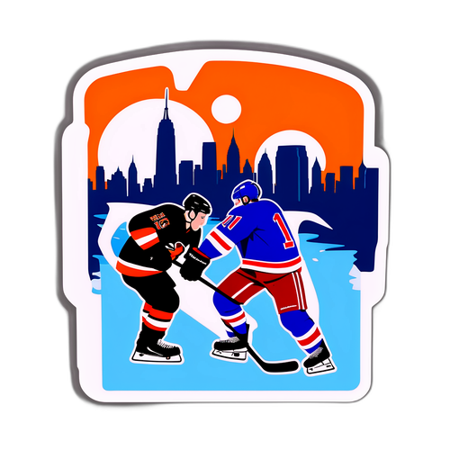 Fierce Rivalry: Islanders vs. Rangers Sticker