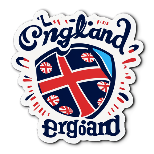 Unleash Your Team Spirit: Proud to Support England Football with This Must-Have Sticker!