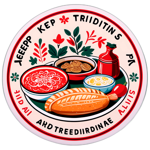 András Napi Hagyományok Matrica