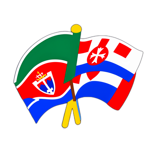 Cờ Slovakia và Bắc Ireland