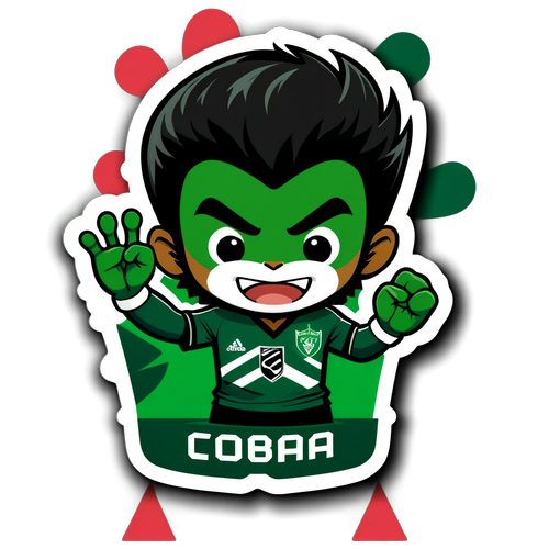 Sticker do Coritiba com a Garra do Jogador