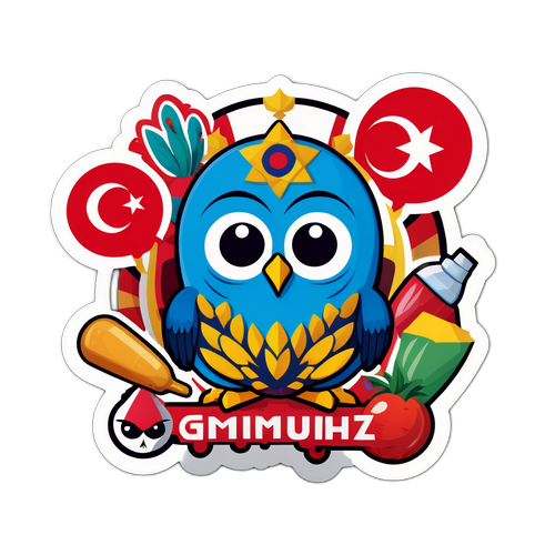 Türk Kültürünün Mizahi Yüzü Sticker