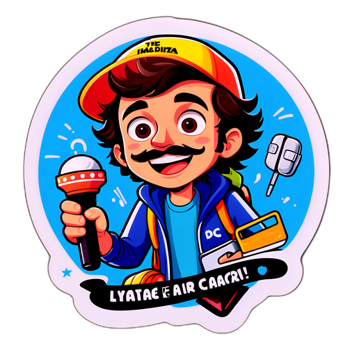 Sticker z Cezarym Pazurą