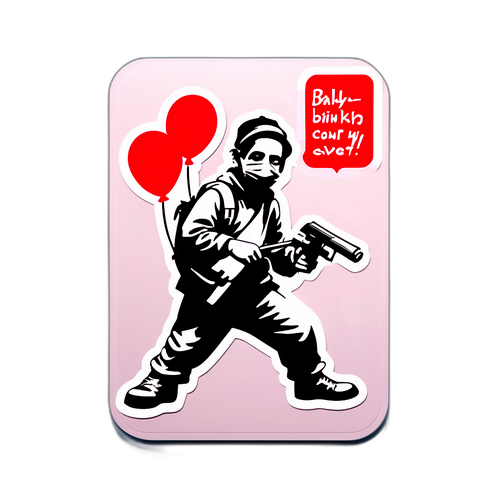 Arte di Banksy con messaggio potente