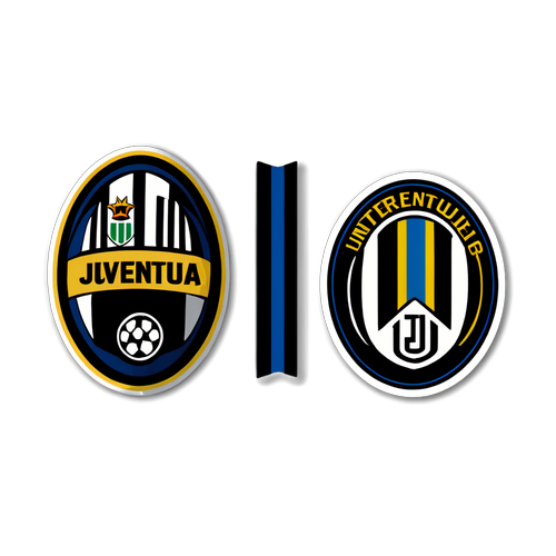 Stiker Ganda Juventus vs Inter