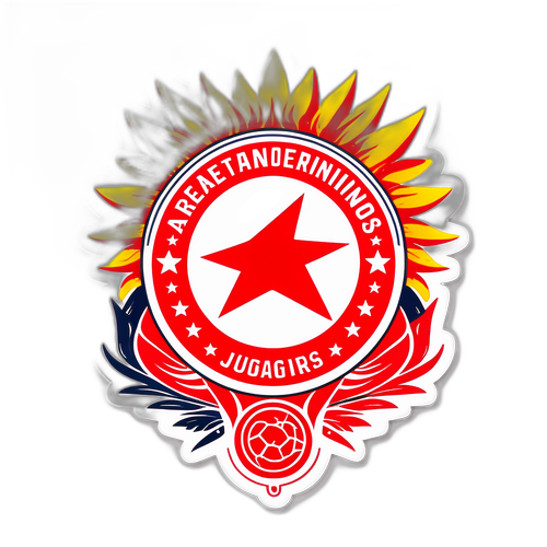 Escudo de Argentinos Juniors con Sol y Estrellas