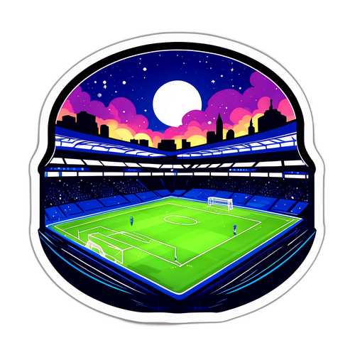 Sticker ya Mchezo wa Usiku Chelsea