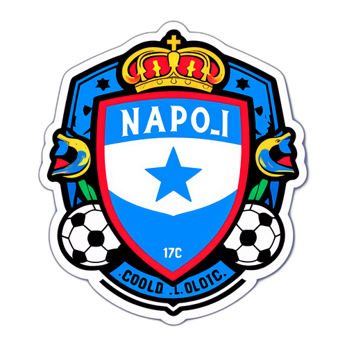 Napoli FC Emblem Klistermærke